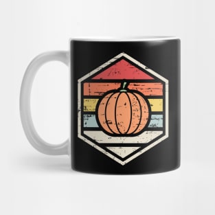 Retro Badge Pumpkin Mug